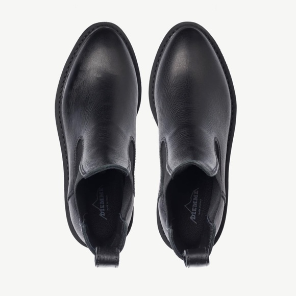 Diemme Alberone Black Leather Boots W × 1 size 38 - Picture 4 of 9